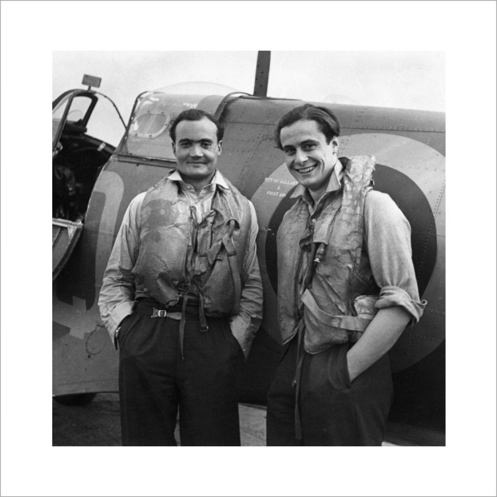 Two Battle Of Britain Fighter Pilots, Flight Lieutenant Brian Kingcome ...